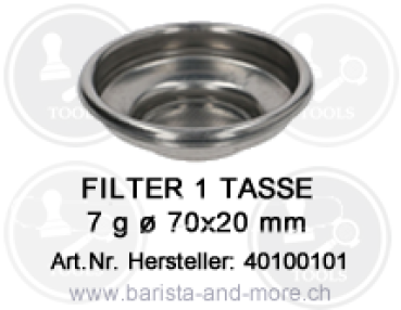 Sieb 1-Tasse 7g -  Original Rancilio